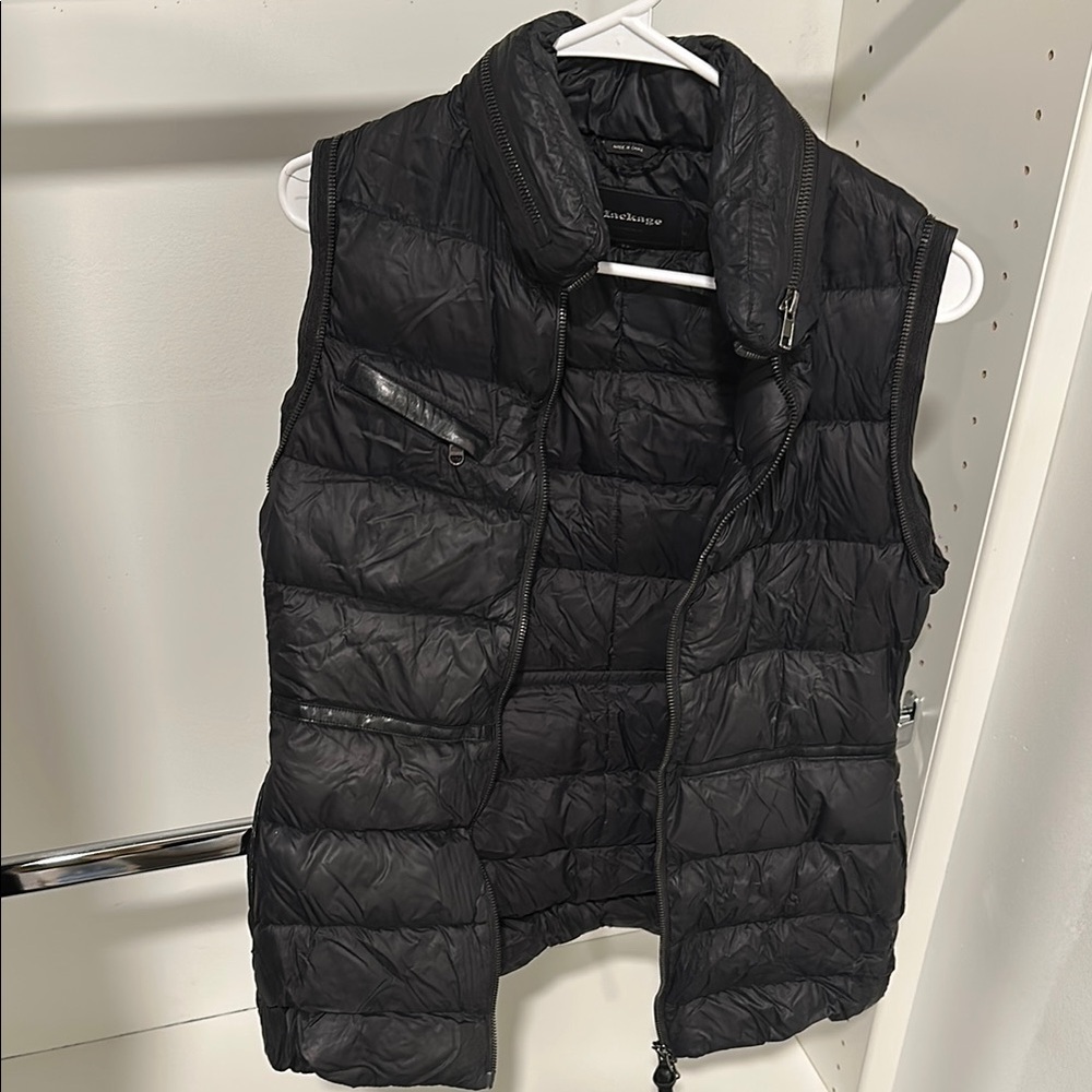 Mackage Black Vest Size Small